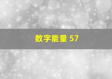 数字能量 57